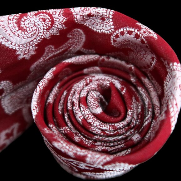 Linea by Louis Dell'Olio Men's Neck Tie Red and White - Picture 1 of 7